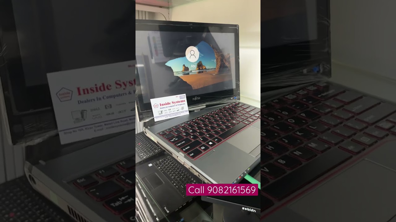 Touch Screen || Fujitsu laptop || Second hand laptop shop in Mumbai || wholesale laptop dealer in