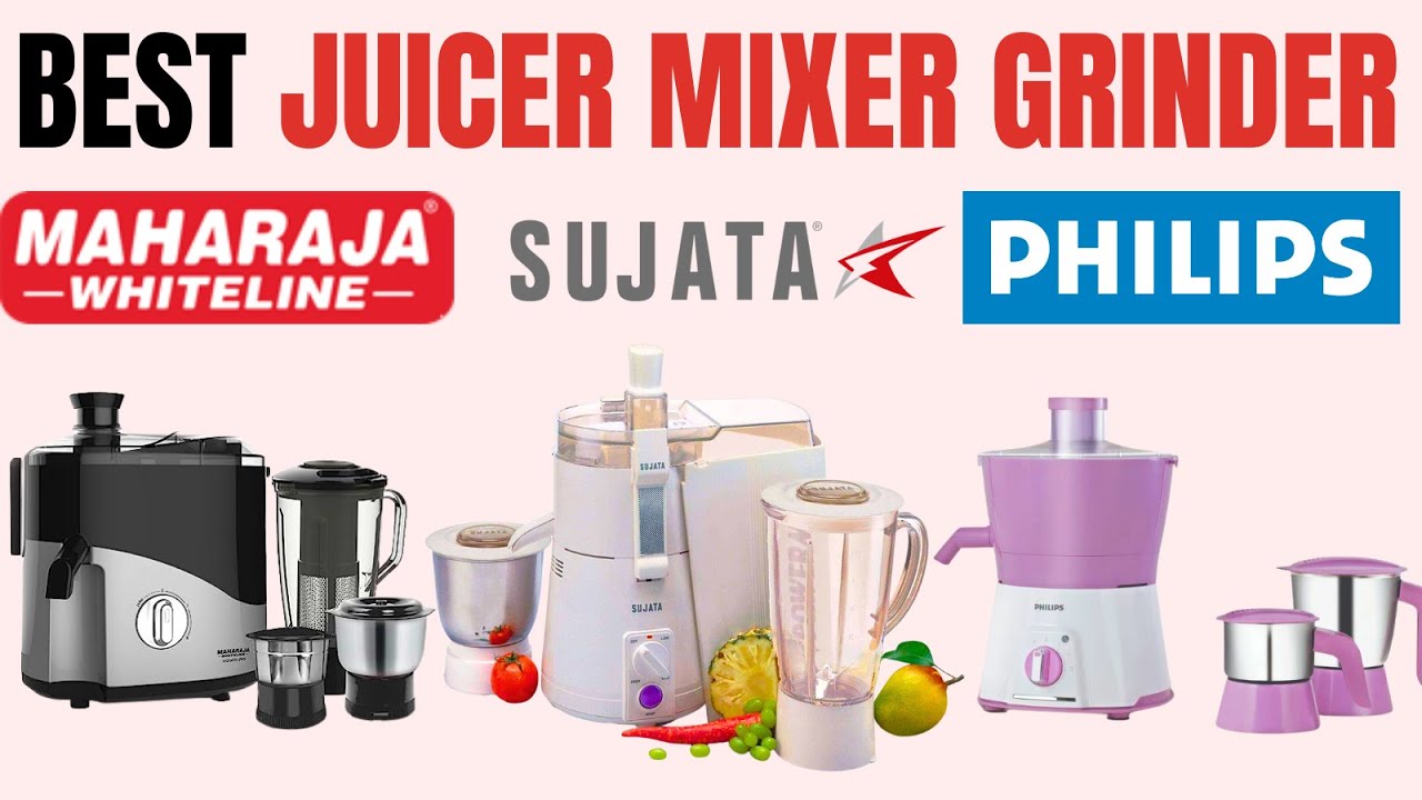 Top 3 JUICER MIXER GRINDER || SUJATA ⚡PHILIPS ⚡ MAHARAJA WHITELINE ||