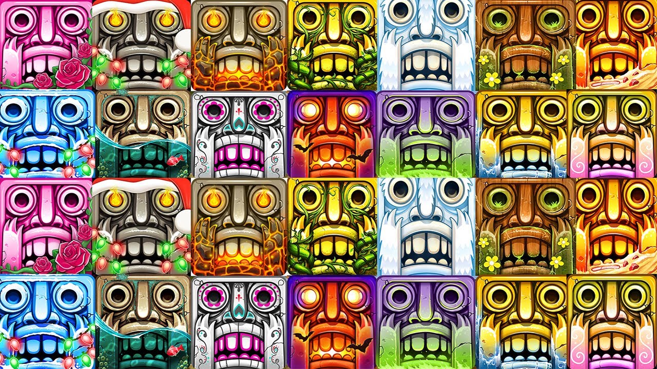 Temple Run 2 ALL 15 MAPS WITH KING FAFNIR BACK TO BACK