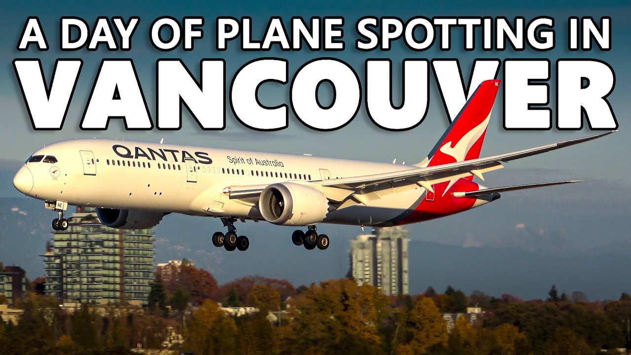 VANCOUVER PLANE SPOTTING! Heavy Traffic at YVR [4K]
