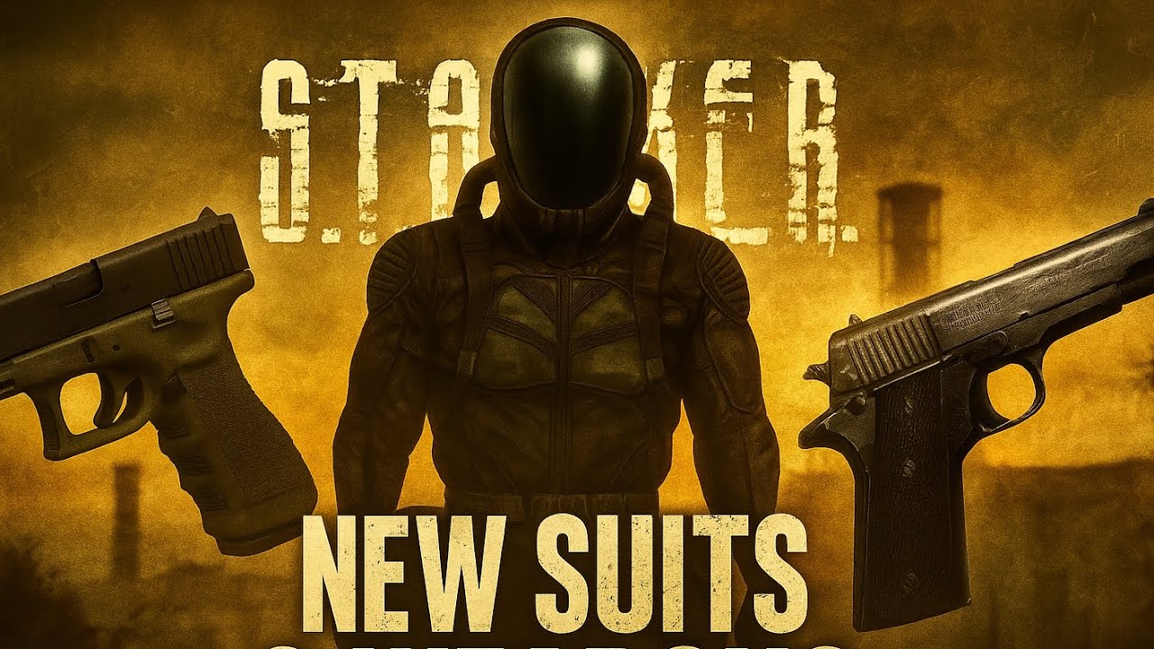 ❤️‍🔥 STALKER: Pocket Anomaly — ВСЕ костюмы Сева и анимации пистолетов! #STALKER #MinecraftPE #MCPE