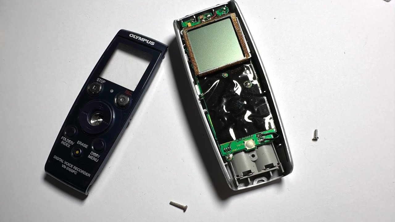 Olympus VN 3100PC Digital Voice Recorder Disassembly