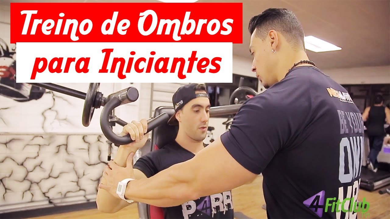 Treino de Ombros para Iniciantes - FIKAGRANDEPORRA
