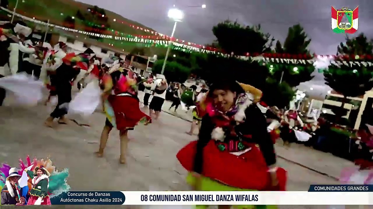 wifalas de la comunidad de San Miguel de Asillo