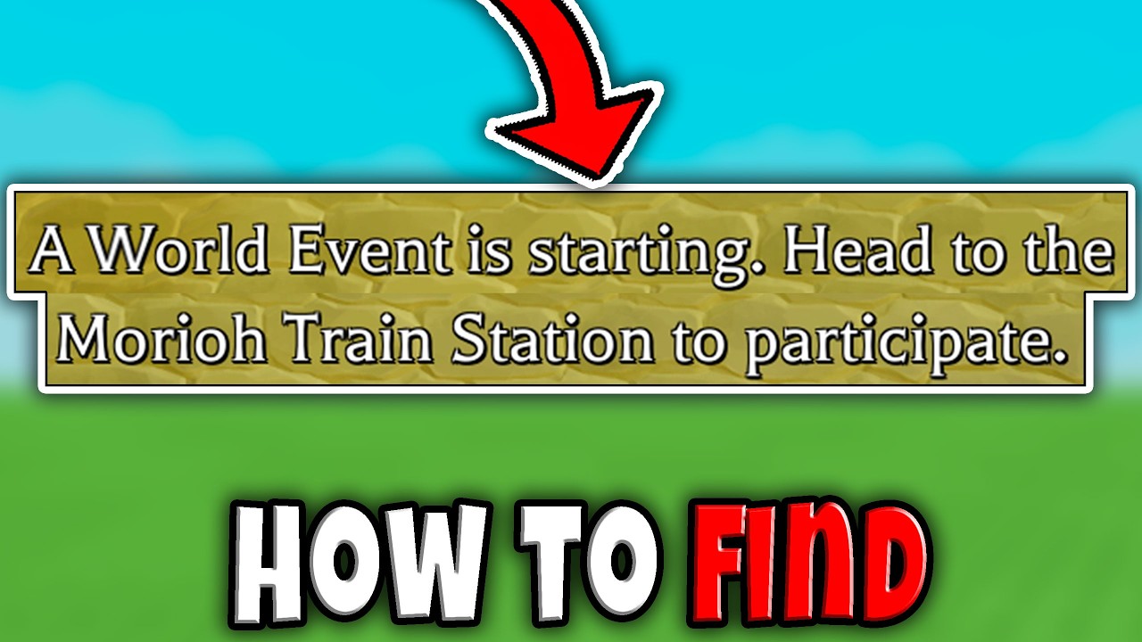 MORIOH TRAIN STATION WORLD EVENTS FULL GUIDE in BIZARRE LINEAGE LOCATION Roblox