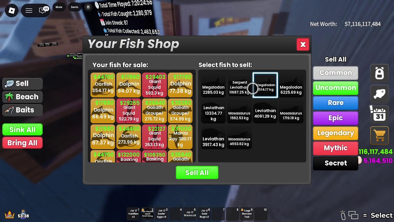 Roblox Cage Fishing