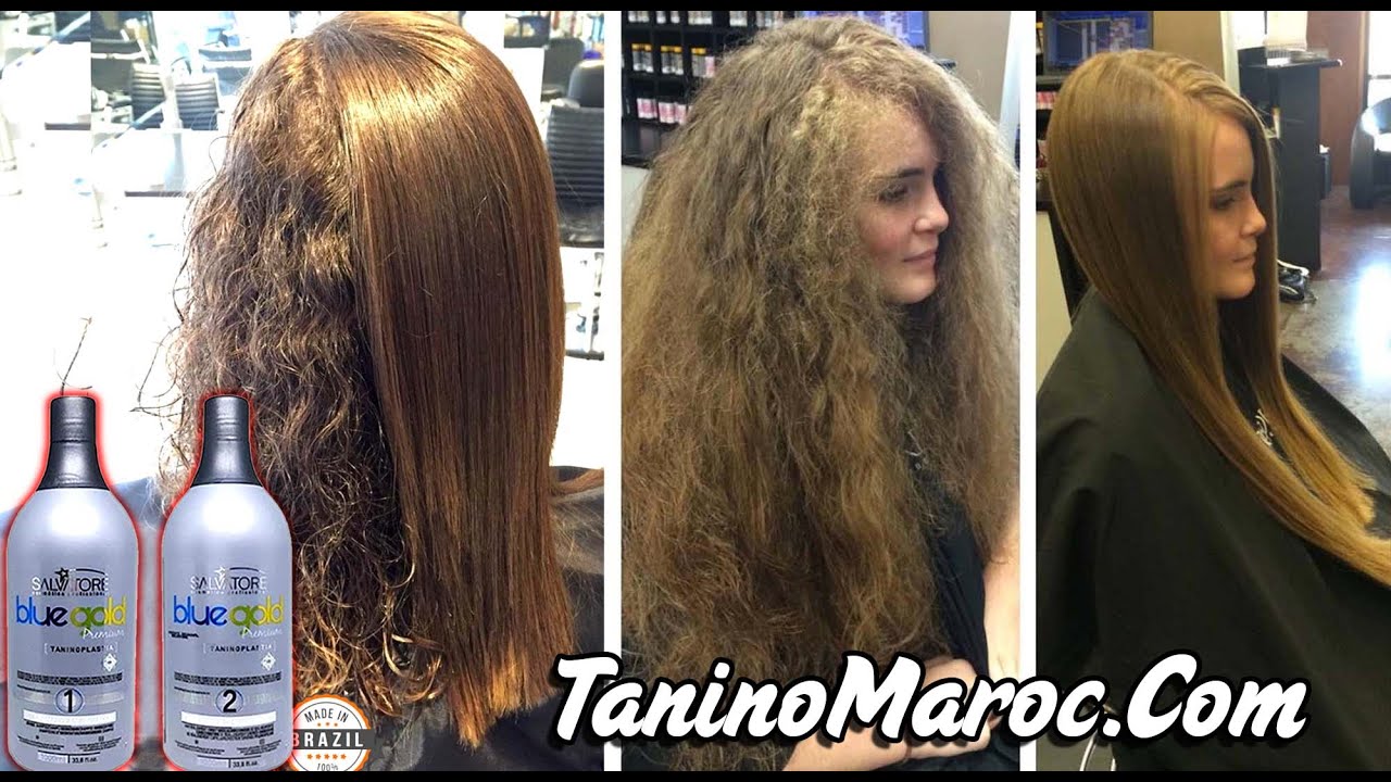 ترطيب الطانينو كيفية التطبيق : طريقة الاستعمال Comment Appliquer Tanino Lissage Salvatore Blue gold