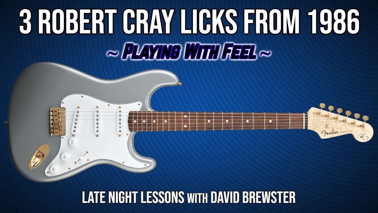 3 Robert Cray Licks From 1986