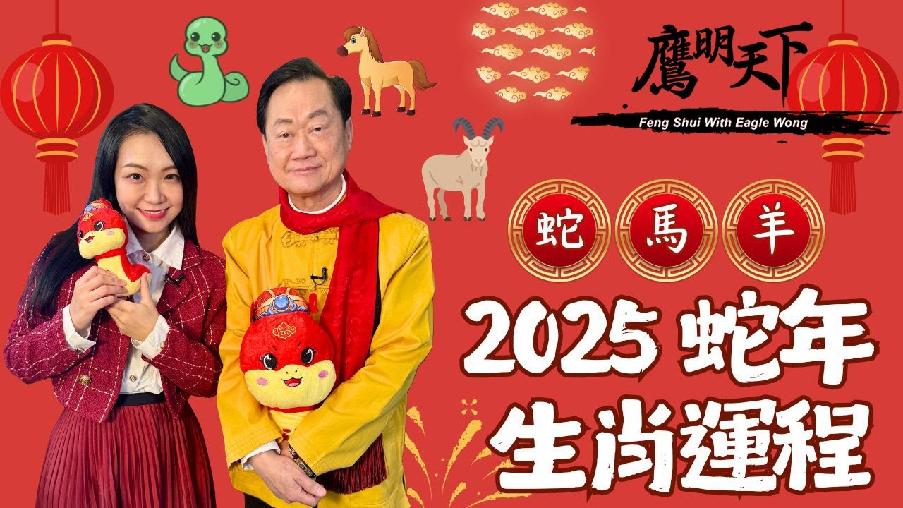 【鷹明天下2025】蛇 馬 羊 蛇年生肖運程足本版 事業 愛情 財運 健康 開運物品 獨家每月運程分析 | Ep 3