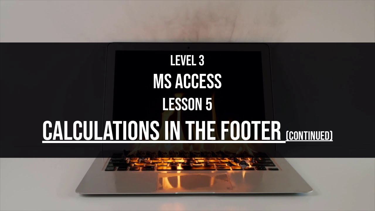 Уровень 3. Урок 5. Вычисления в MS Access в нижнем колонтитуле группы (продолжение)