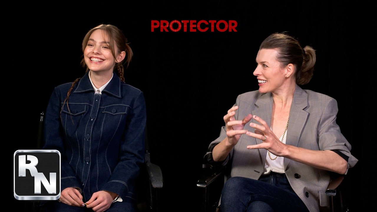 Milla Jovovich & Isabel Myers talk Protector! Military meets motherly revenge