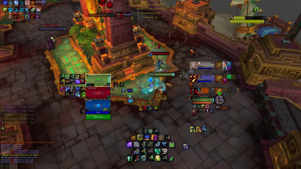 PHDK vs Destro/Feral/Disc 2560 CR