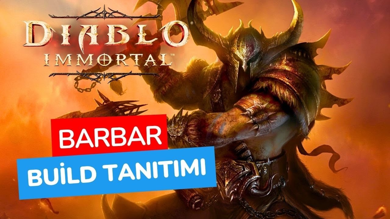 Diablo İmmortal Barbar Sınıfı Güncel Build Tanıtımı | Türkçe Rehber!