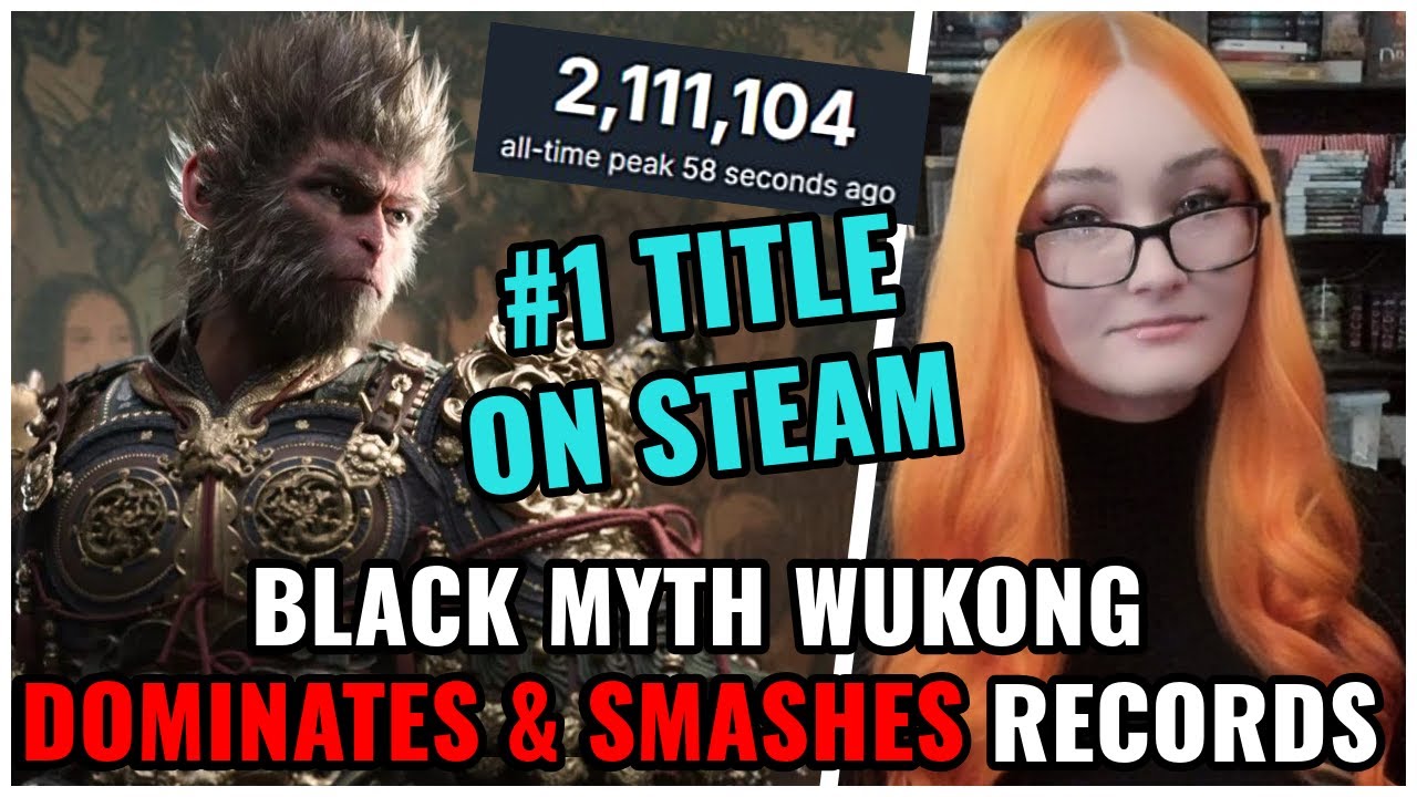 Black Myth Wukong SMASHES Records, #1 ALL TIME Concurrent Playercount On Steam