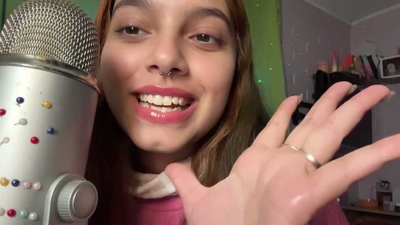 ASMR HOLA SANDY|AFIRMACIONES POSITIVAS, VISUAL Y MOUTH SOUNDS| SOFIWI