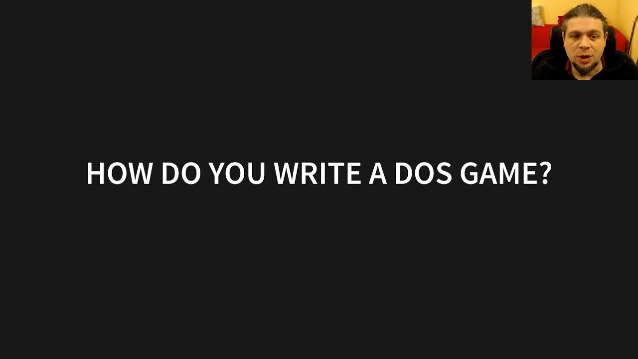 How do you write a DOS game? #DOScember #DOScember2023