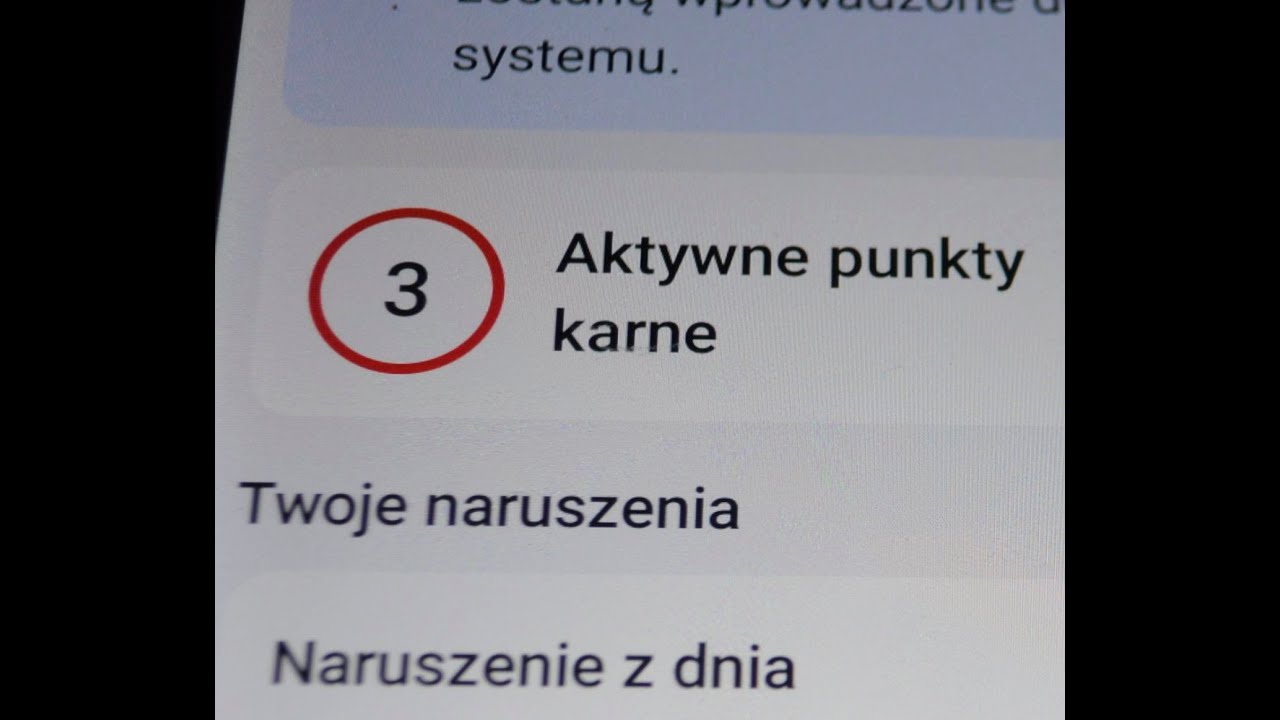 punkty karne - 12 miesięcy? - czy na pewno?
