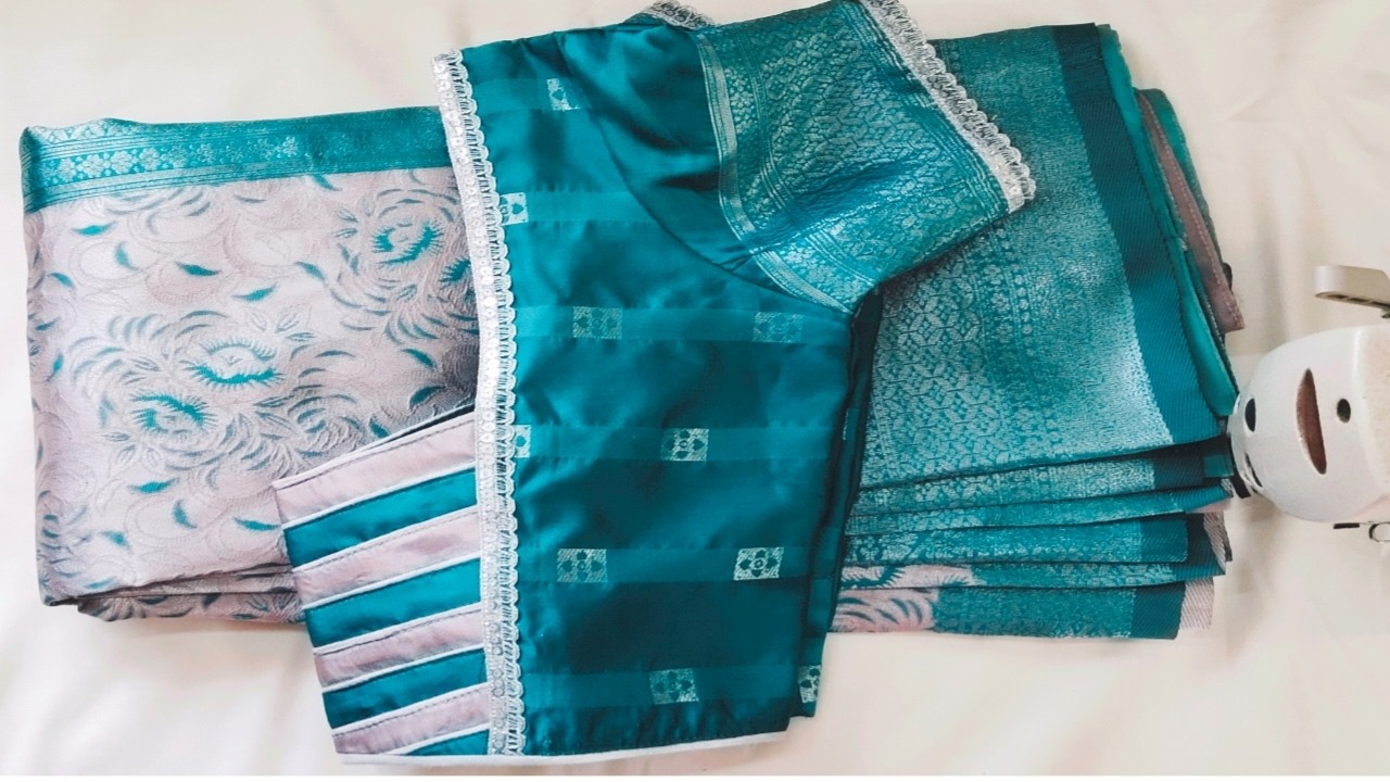 Simple and easy back neck blouse design |⁠| cutting and stitching video