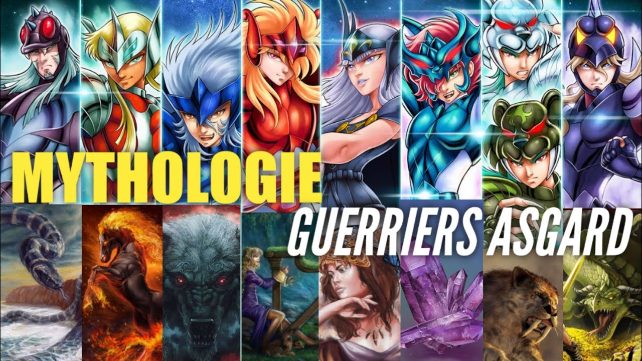 MYTHOLOGIE SAINT SEIYA les 7 GUERRIERS DIVINS  (God Warriors)  ASGARD / UNIVERS SEIYA /SUB 🇪🇸