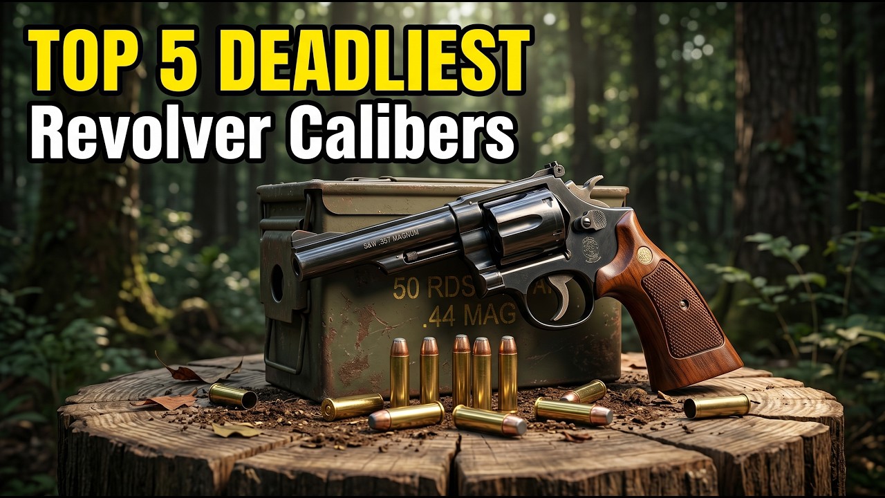 Top 5 DEADLIEST Revolver Calibers (Why #1 is Basically a Hand Cannon!)
