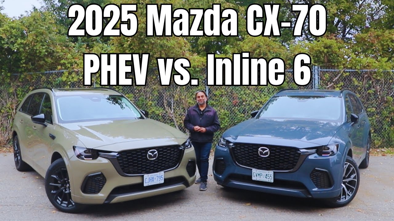 2025 Mazda CX-70 - PHEV vs Inline 6