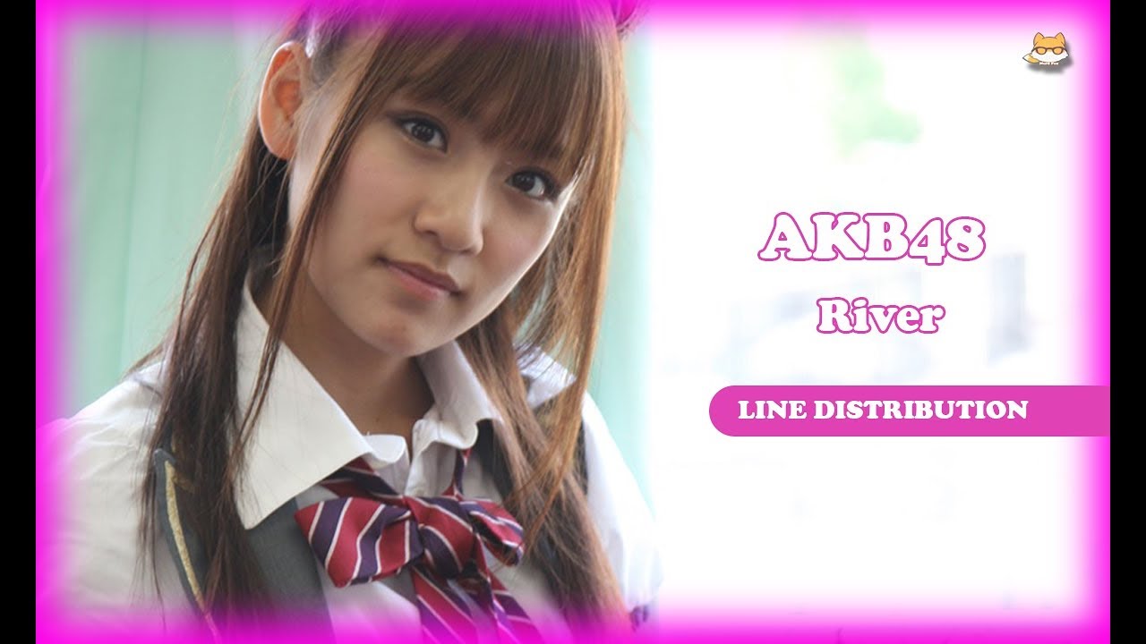 Line Distribution: AKB48 - River (Color Coded)