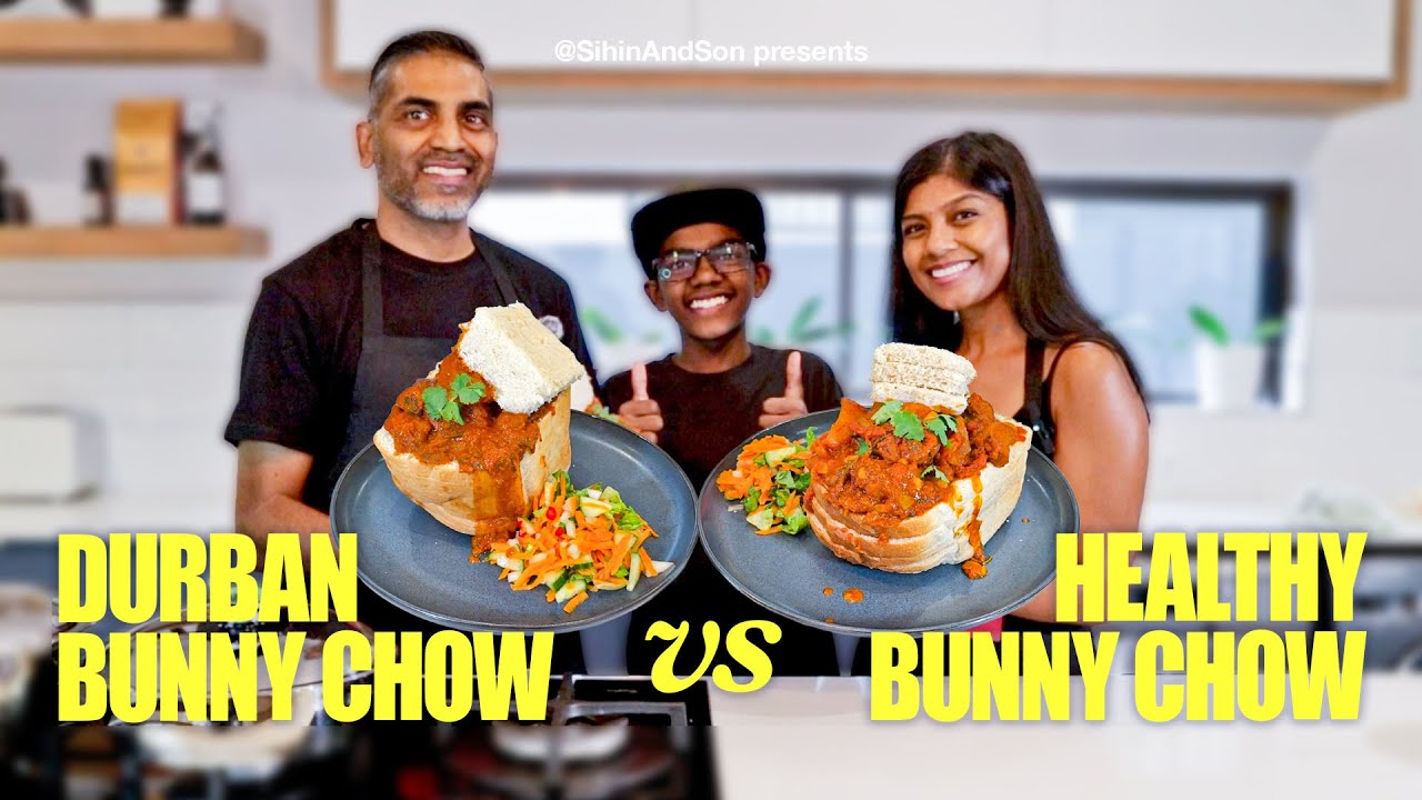Durban Bunny Chow VS Healthy-ish Bunny Chow