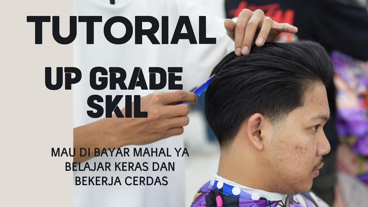 TUTORIAL  CUKUR  UNTUK  PEMULA DENGAN MODEL SIDE SWIPE
