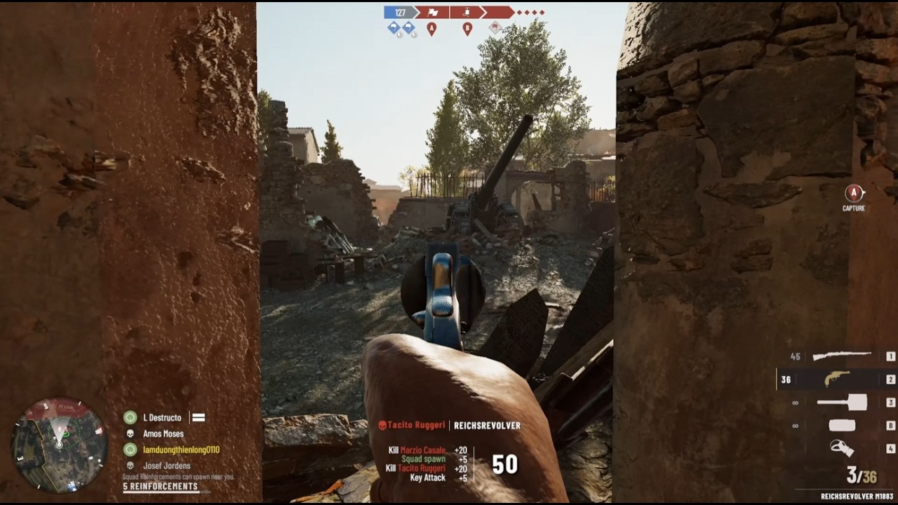 Isonzo - Piave Offensive - Sniper without scope (No commentary)