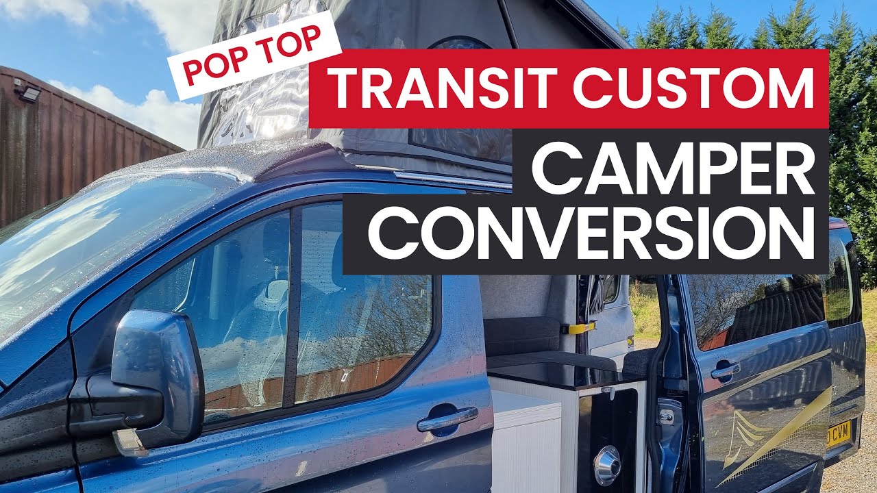 VAN TOUR: Ford Transit Custom Pop Top Camper Conversion