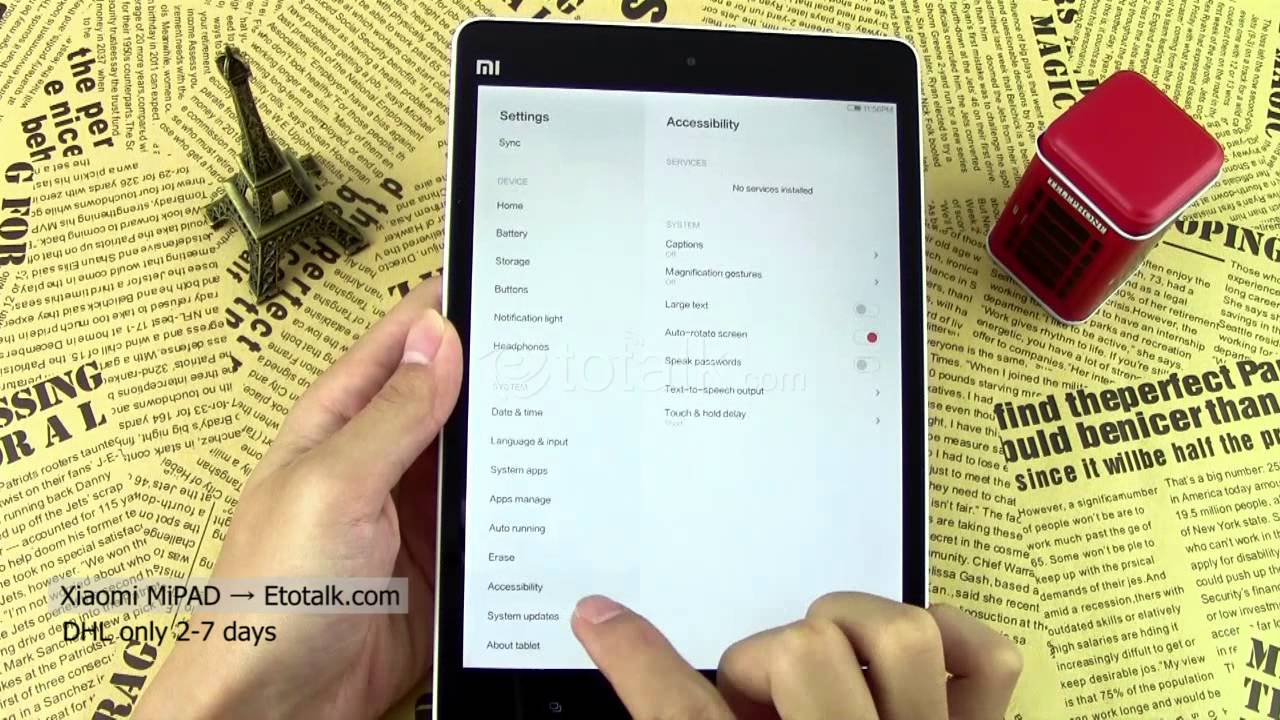 Xiaomi MiPAD 7.9 inch 2048x1536 2G RAM