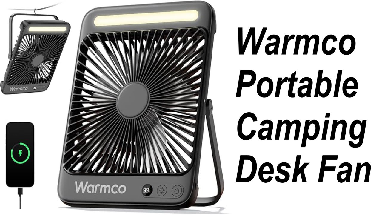 Warmco 20000mah Portable Camping Fan Review