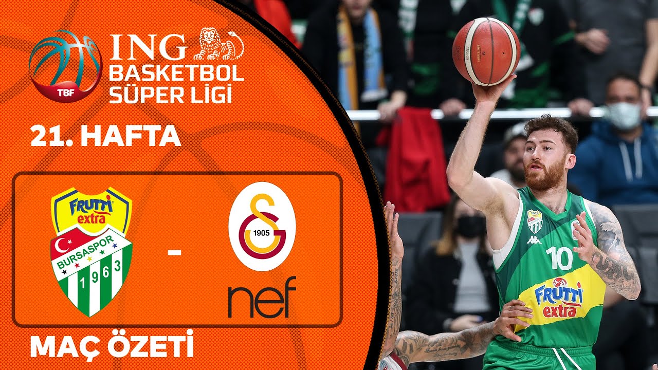 BSL 21. Hafta Özet | Frutti Extra Bursaspor 99-78 Galatasaray Nef