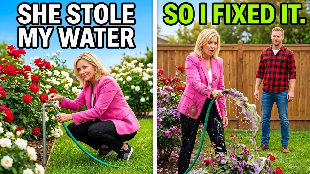 HOA Karen Stole My Water for Her Roses &mdash; So Her Garden Turned Purple and Stinky