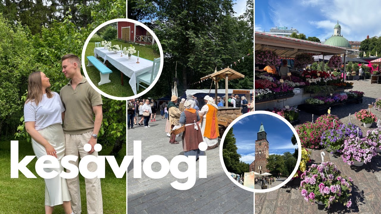 KESÄVLOGI - Juhannus & Keskiaikamarkkinat