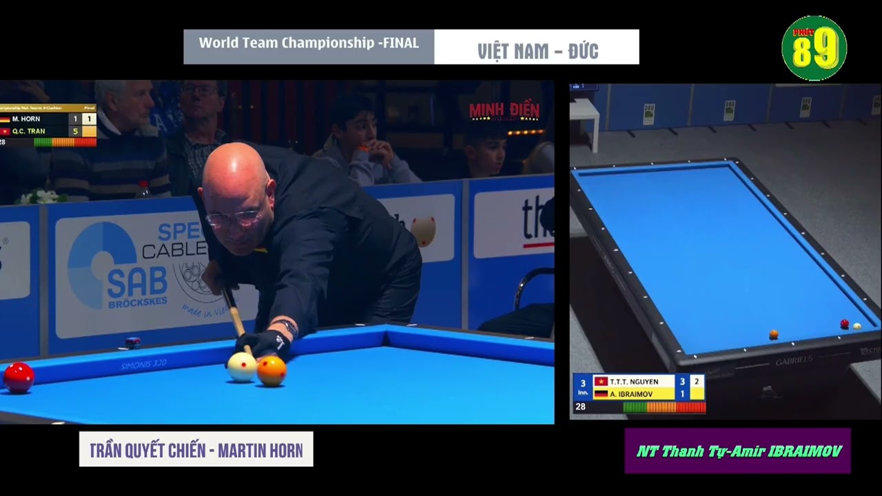 🏆 CHUNG KẾT – GIẢI VÔ ĐỊCH THẾ GIỚI ĐỒNG ĐỘI CAROM BILLIARDS 2026