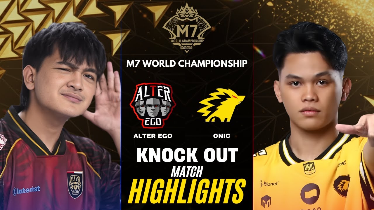 ALTER EGO vs ONIC ID HIGHLIGHTS M7 KNOCKOUT STAGE DAY 1 | AE vs ONIC