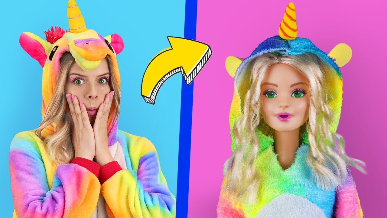 6 Clever Barbie Hacks And LOL Surprise Hacks / Troom Troom Characters As Dolls