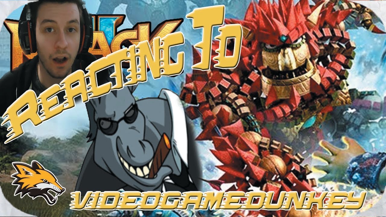 Reacting to videogamedunkey Knack 2 dunkview
