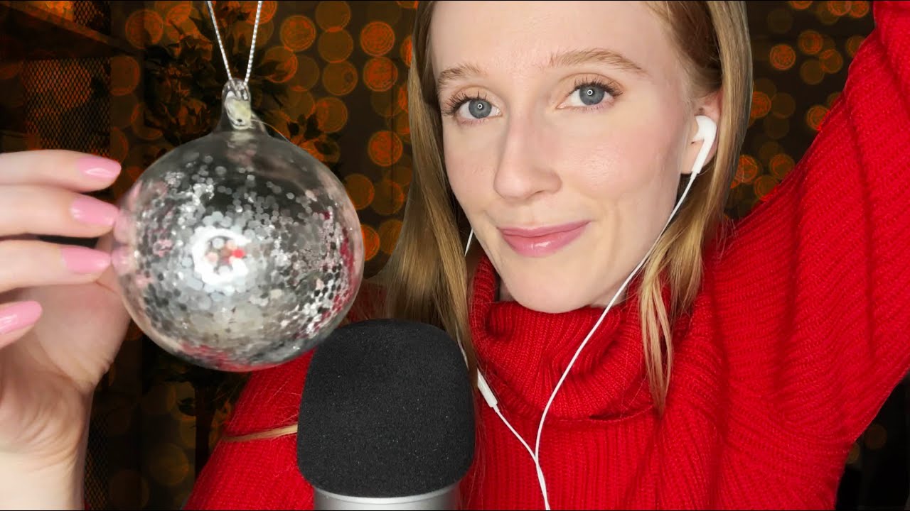 ASMR Christmas Ornament Sound Assortment (Whispers, Tapping & Scratching for Sleep & Relaxation)