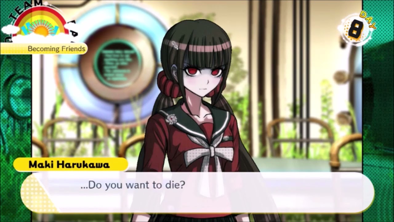 Danganronpa V3: Dangan Salmon Team: Maki Haruwaka (All Dating Options)