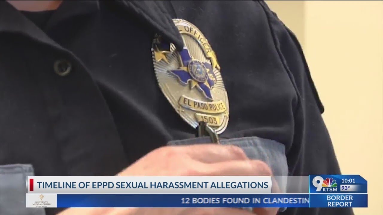 Female El Paso police officers came forward about sexual harassment in June