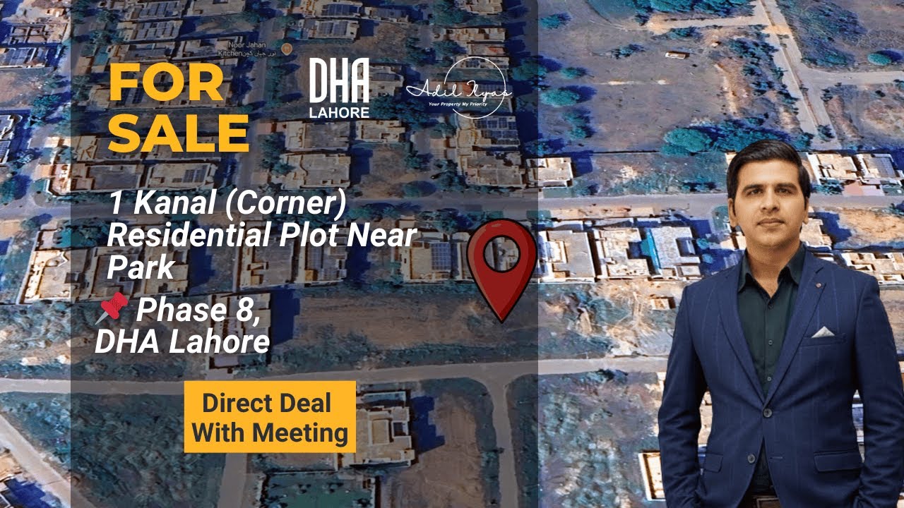 Prime Location | Corner 1 Kanal Plot | Phase 8 DHA Lahore