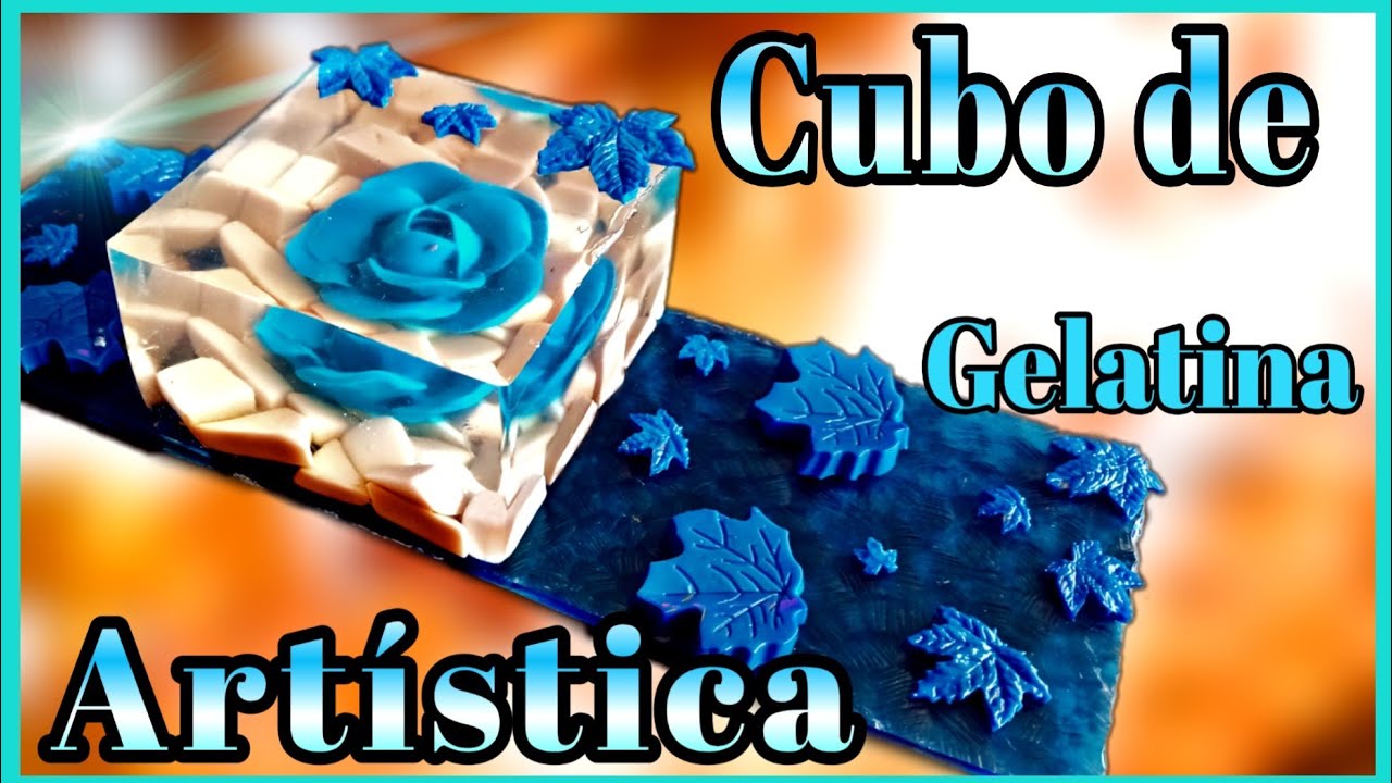 CUBO de GELATINA ARTISTICA (paso a paso)