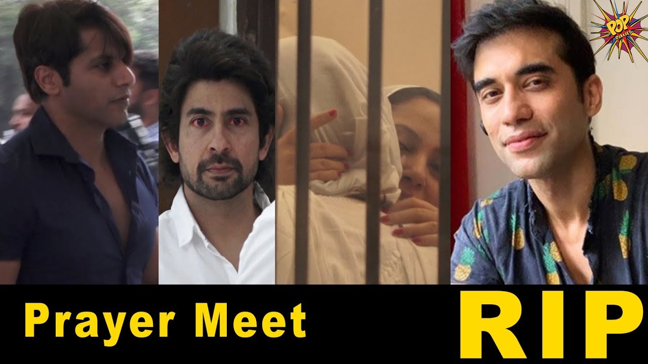 TV celebrities attend the prayer Meet Of Late Actor Kushal Punjabi