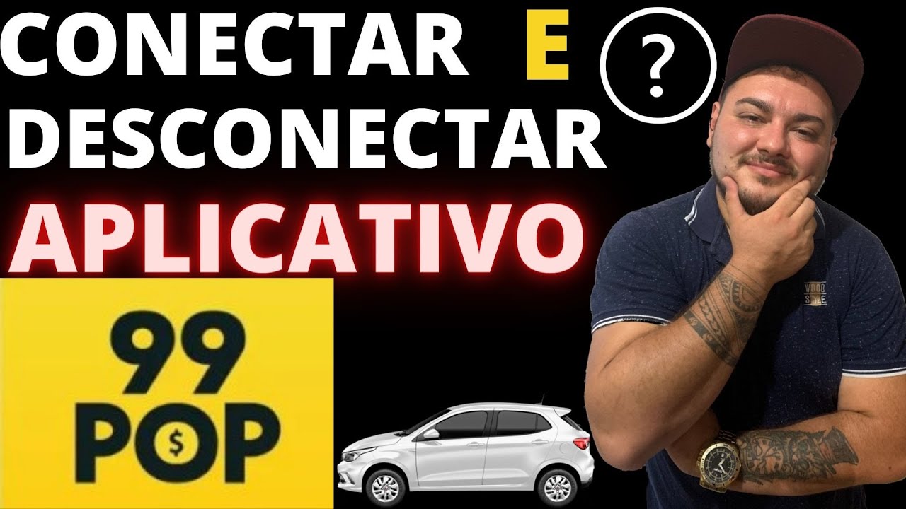 Como CONECTAR e DESCONECTAR aplicativo 99 Pop - Motorista