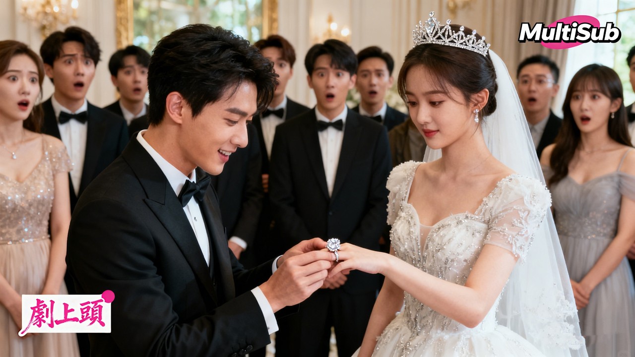 眾人嘲笑灰姑娘嫁了個軟飯男，她只微笑不說話，直到婚禮現場男人拿出百億鑽戒為她帶上，瘋狂打臉眾人：他竟是頂級豪門掌權人！