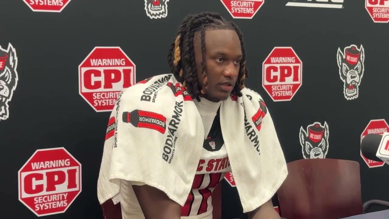 NC State QB CJ Bailey meets with the media following blowout Week 0 loss at Virginia.