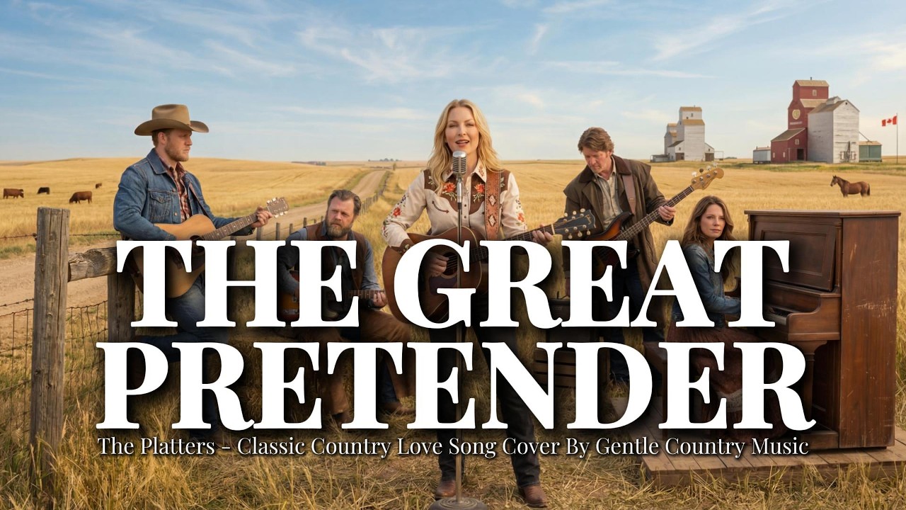 The Great Pretender &mdash; The Platters | Soft Country Love Song Cover (Lyrics) (Gentle Country Music)