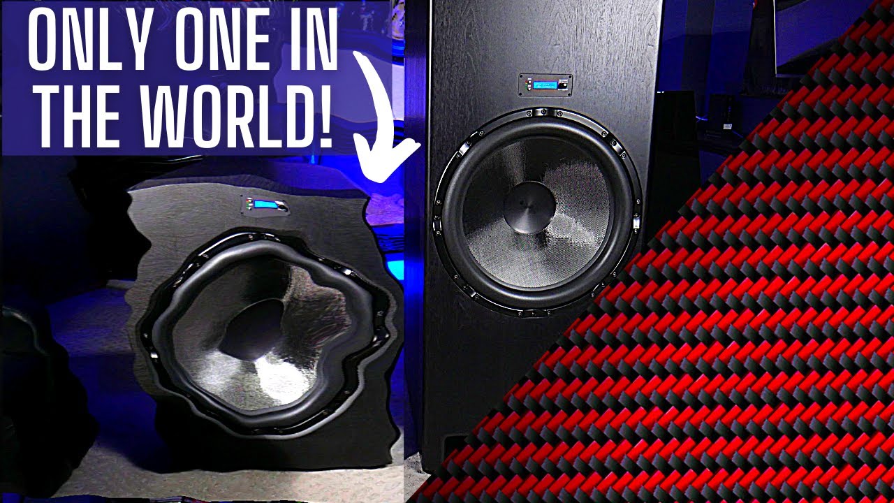 One of A Kind 24” CARBON FIBER SUBWOOFER! Harbottle Audio C24 L2 Subwoofer!